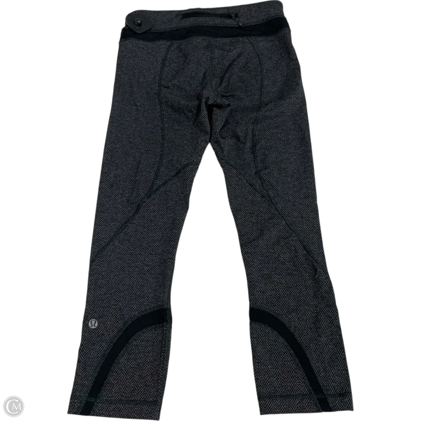 Athletic Leggings Capris By Lululemon In Grey, Size: S