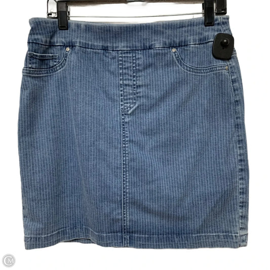 Skort By Chicos In Blue Denim, Size: S