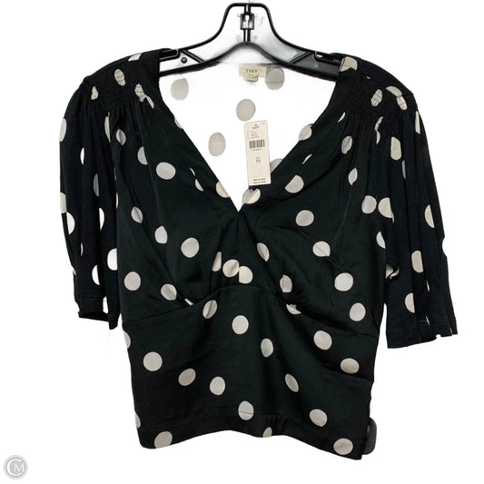 Top Short Sleeve By Tiny In Polkadot Pattern, Size: Xs