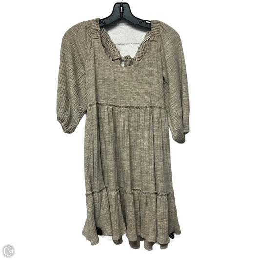 Dress Casual Short By Daily Practice By Anthropologie In Beige, Size: S