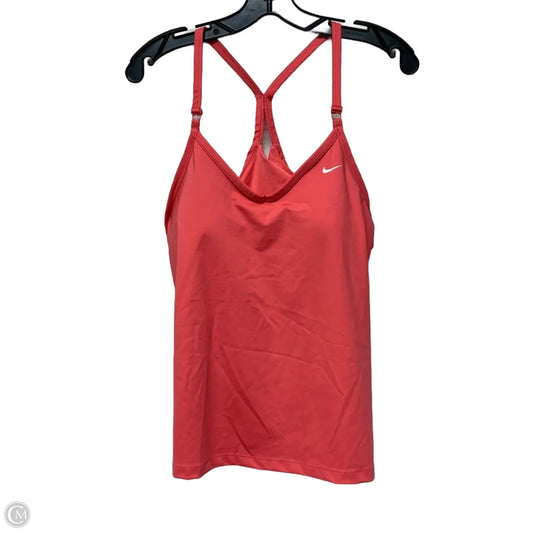 Athletic Tank Top By Nike Apparel In Pink, Size: 1x