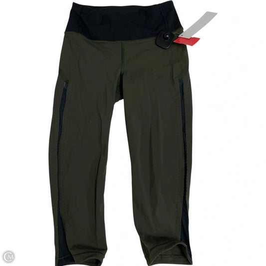 Athletic Leggings Capris By Lululemon In Green, Size: Xs