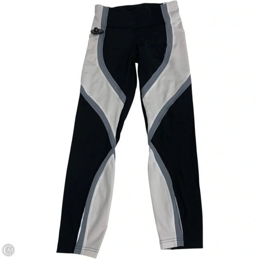 Athletic Leggings By Lululemon In Black & White, Size: S