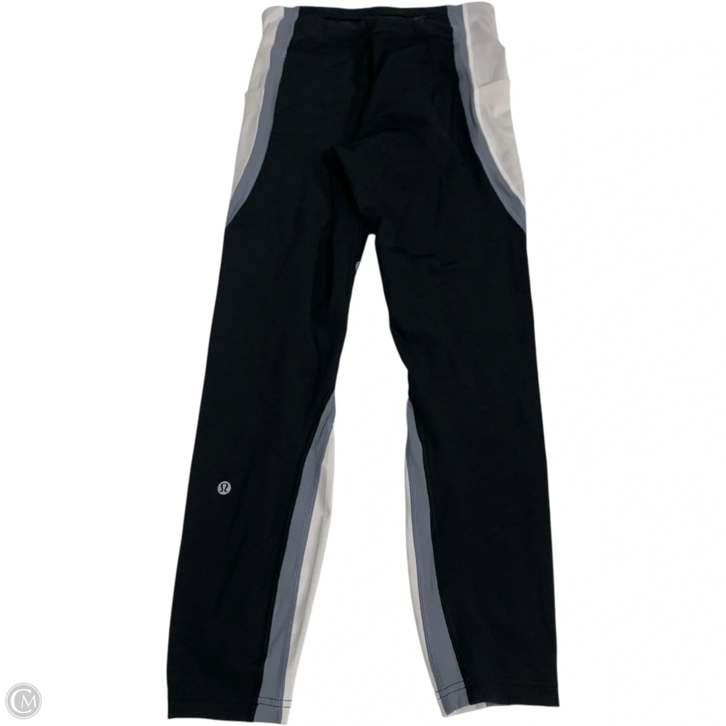 Athletic Leggings By Lululemon In Black & White, Size: S
