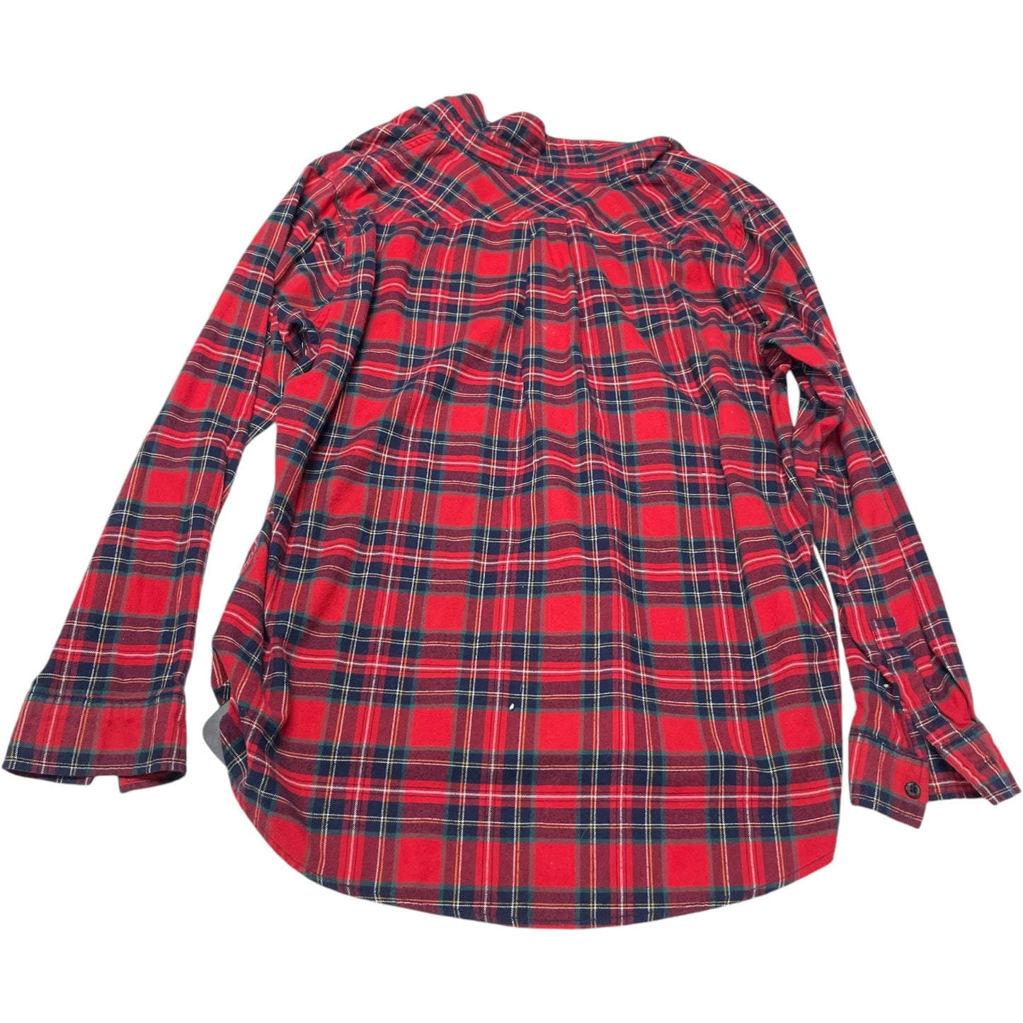 Top Long Sleeve By Weatherproof In Red, Size: Xl