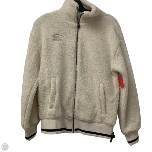 Jacket Faux Fur & Sherpa By Umbro In White, Size: Xs