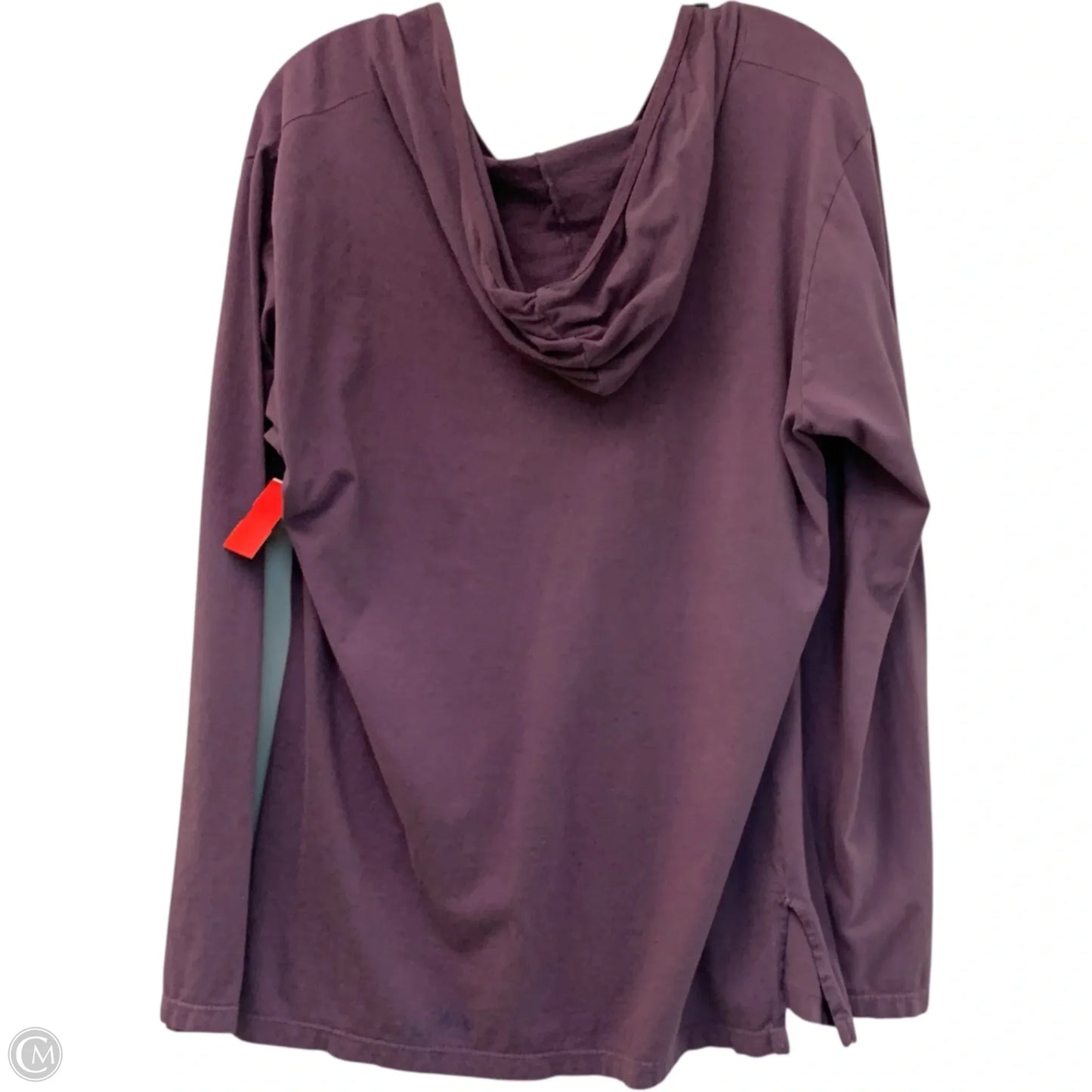 Top Long Sleeve By Green Label In Purple, Size: Xl