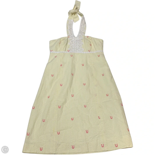 Dress Designer By Lilly Pulitzer In Yellow, Size: Xs