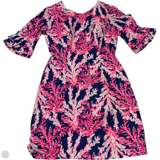Dress Designer By Lilly Pulitzer In Blue & Pink, Size: Xs