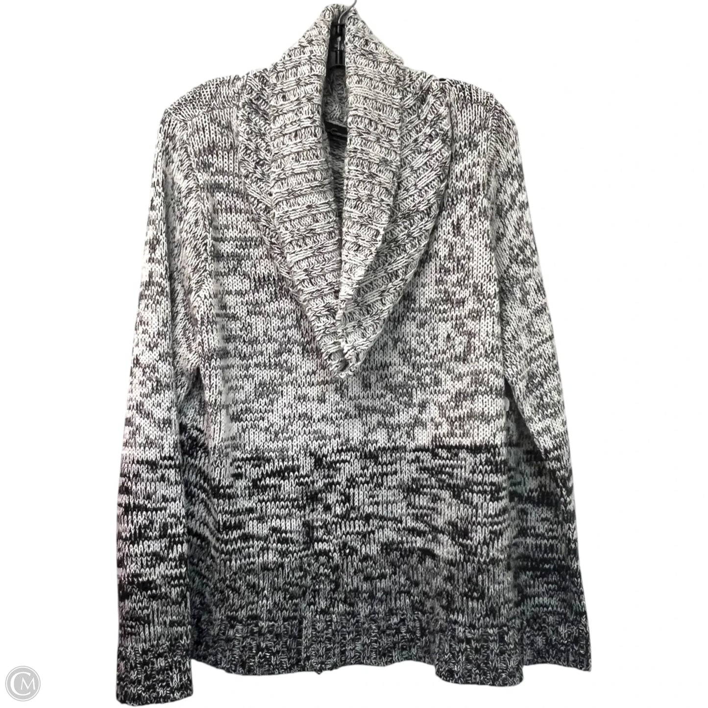 Sweater By Christina Gerard In Black & White, Size: 2x