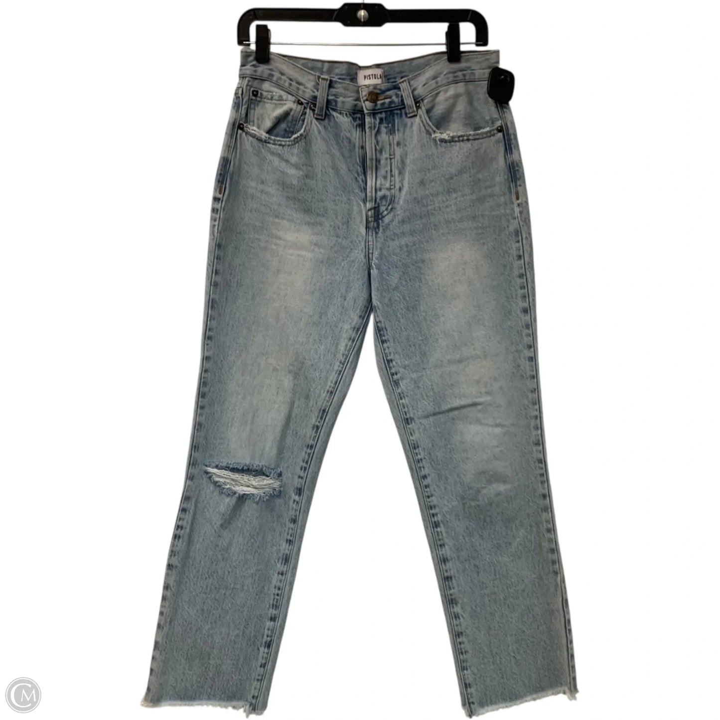 Jeans Straight By Pistola In Blue Denim, Size: 6