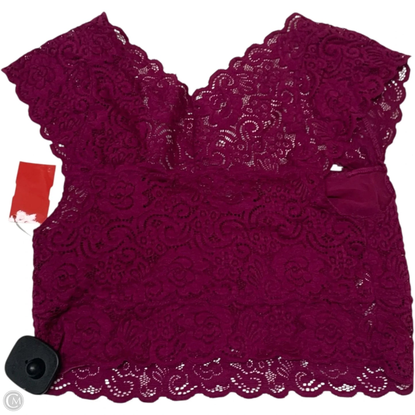 Top Short Sleeve By Free People In Purple, Size: S