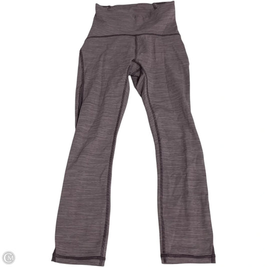 Athletic Leggings Capris By Lululemon In Purple, Size: Xs