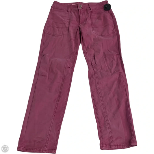 Jeans Straight By Pilcro In Pink Denim, Size: 4