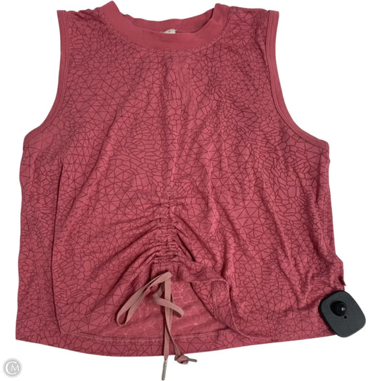 Athletic Tank Top By Lululemon In Pink, Size: S