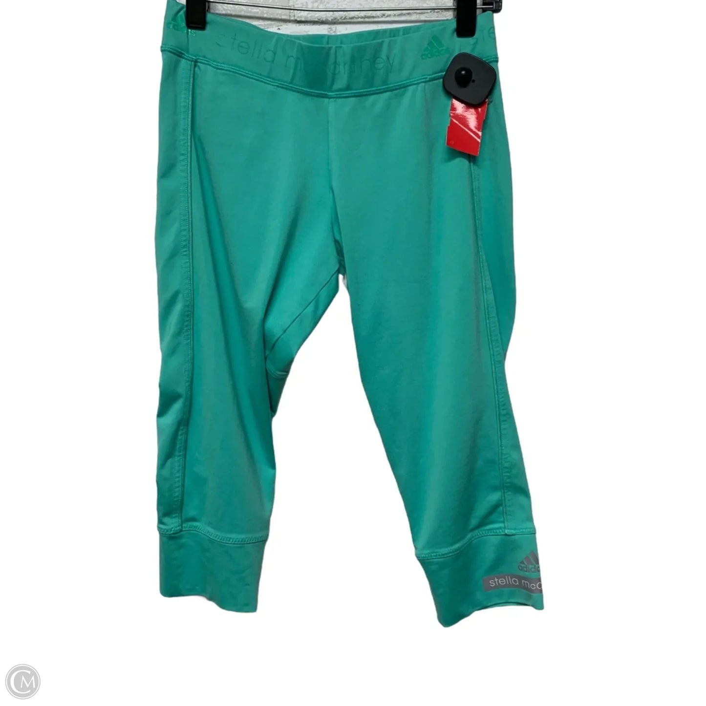 Athletic Capris By Adidas In Teal, Size: S