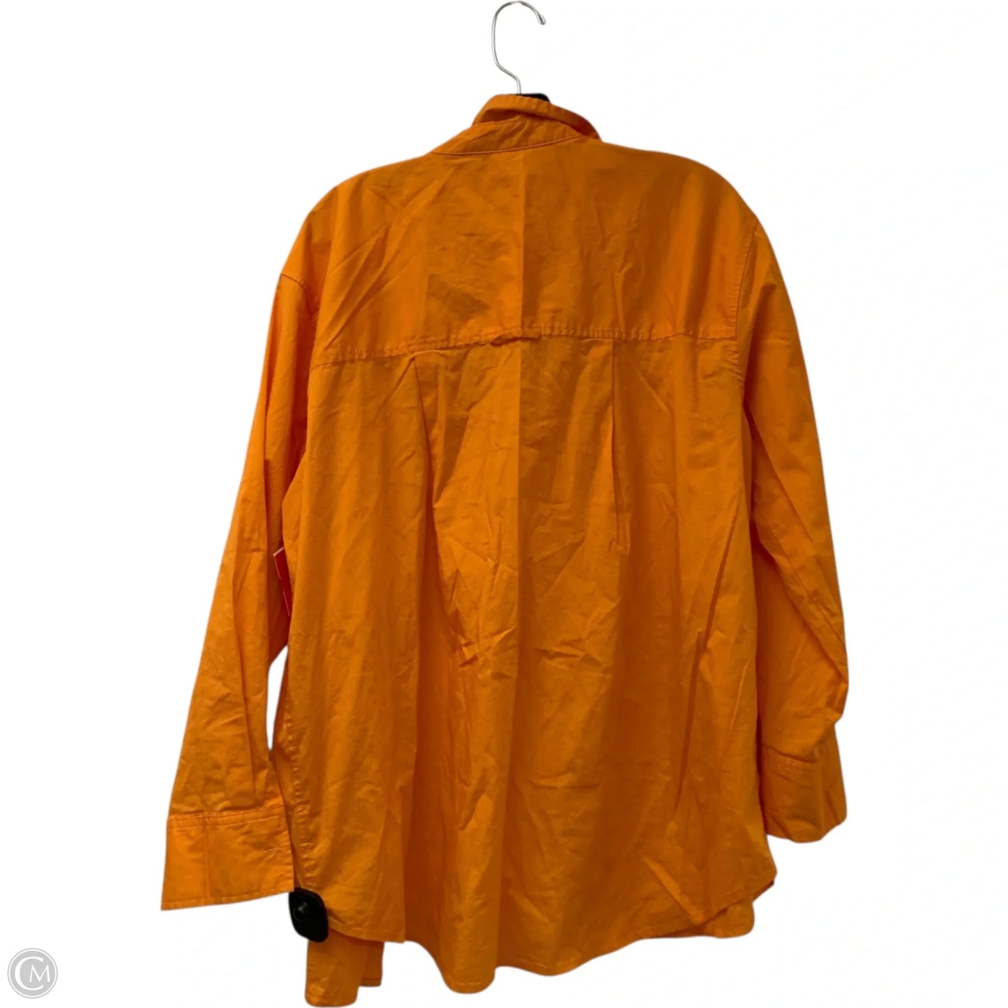 Top Long Sleeve By A New Day In Orange, Size: Xl