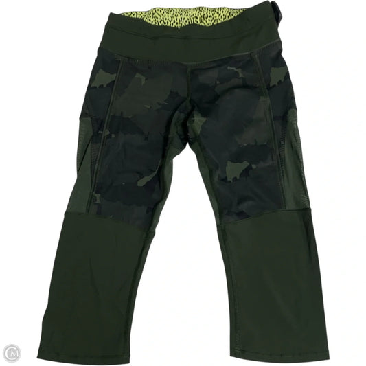 Athletic Leggings Capris By Lululemon In Green, Size: S