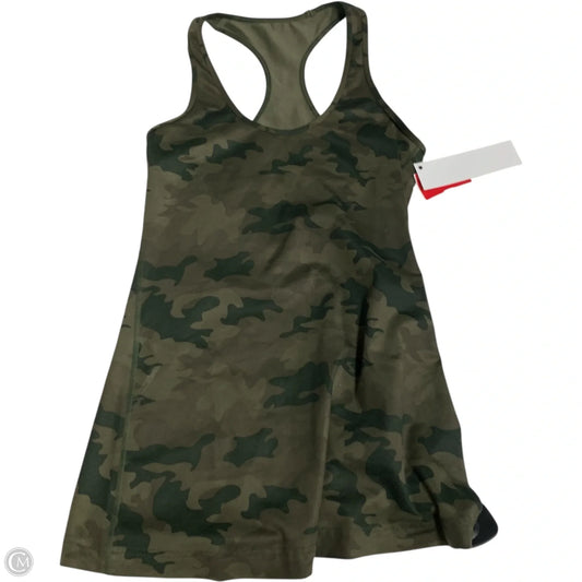 Athletic Tank Top By Lululemon In Camouflage Print, Size: S
