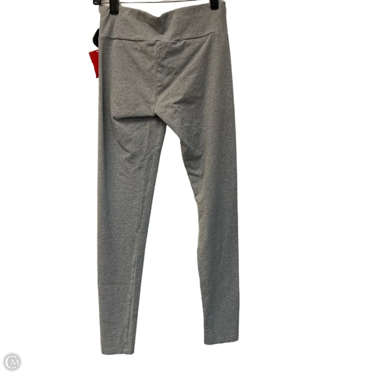 Athletic Leggings By Calvin Klein Performance In Grey, Size: S