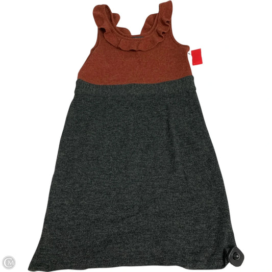 Dress Casual Short By Thml In Grey & Red, Size: L