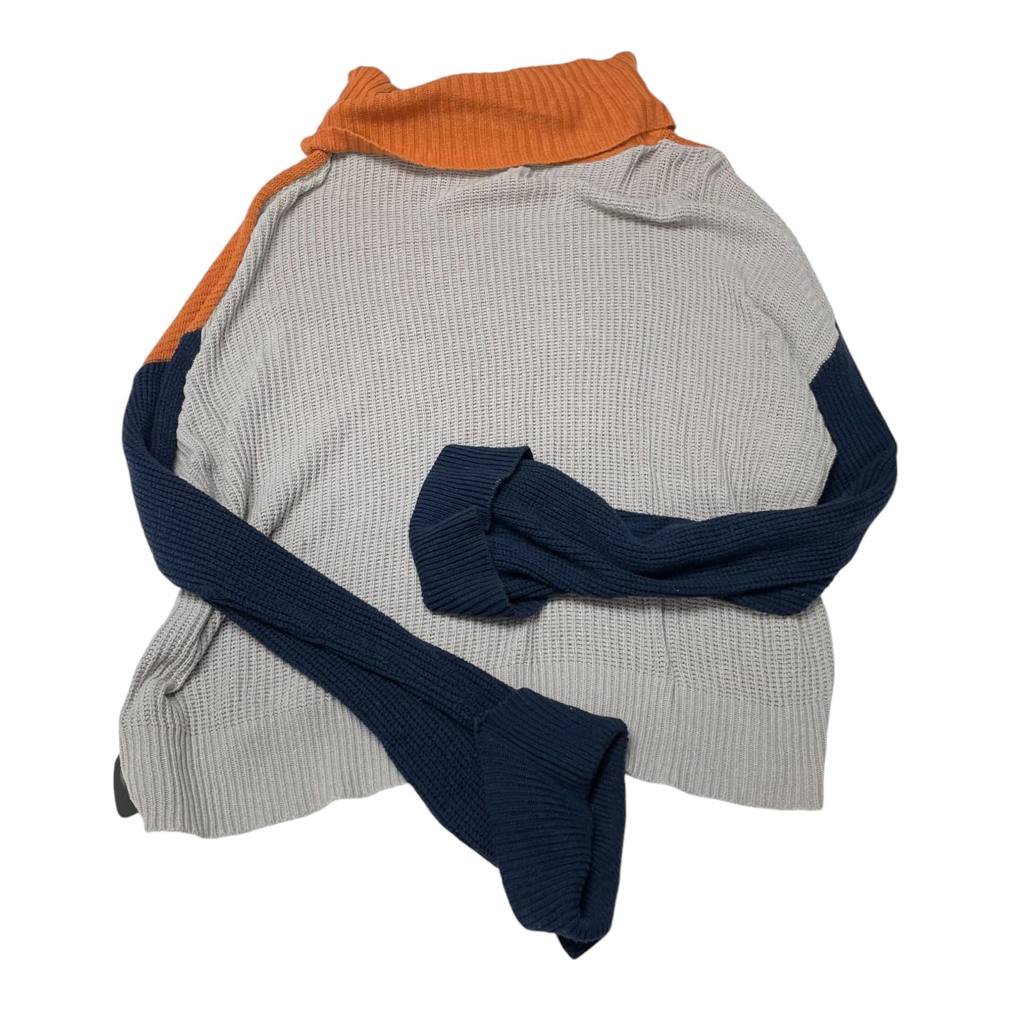 Sweater By Splendid In Grey & Orange, Size: L