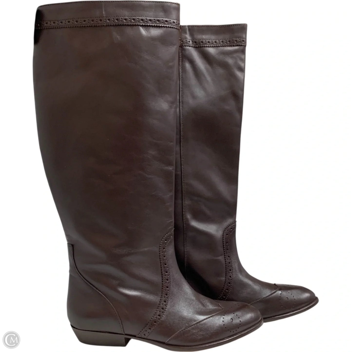 Boots Knee Heels By Tuckernuck In Brown, Size: 8