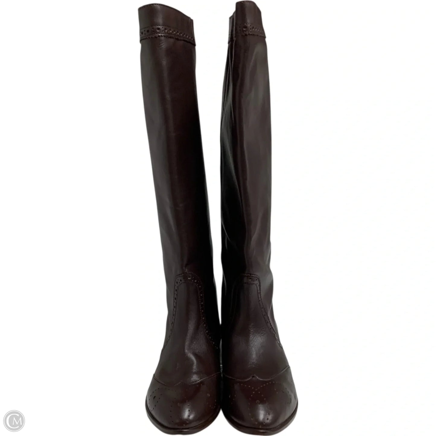 Boots Knee Heels By Tuckernuck In Brown, Size: 8