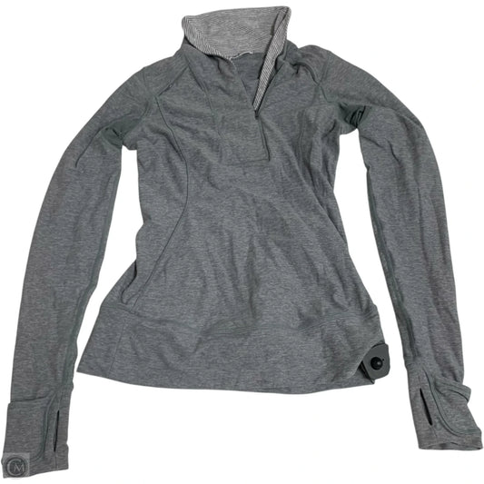 Athletic Jacket By Lululemon In Grey, Size: S