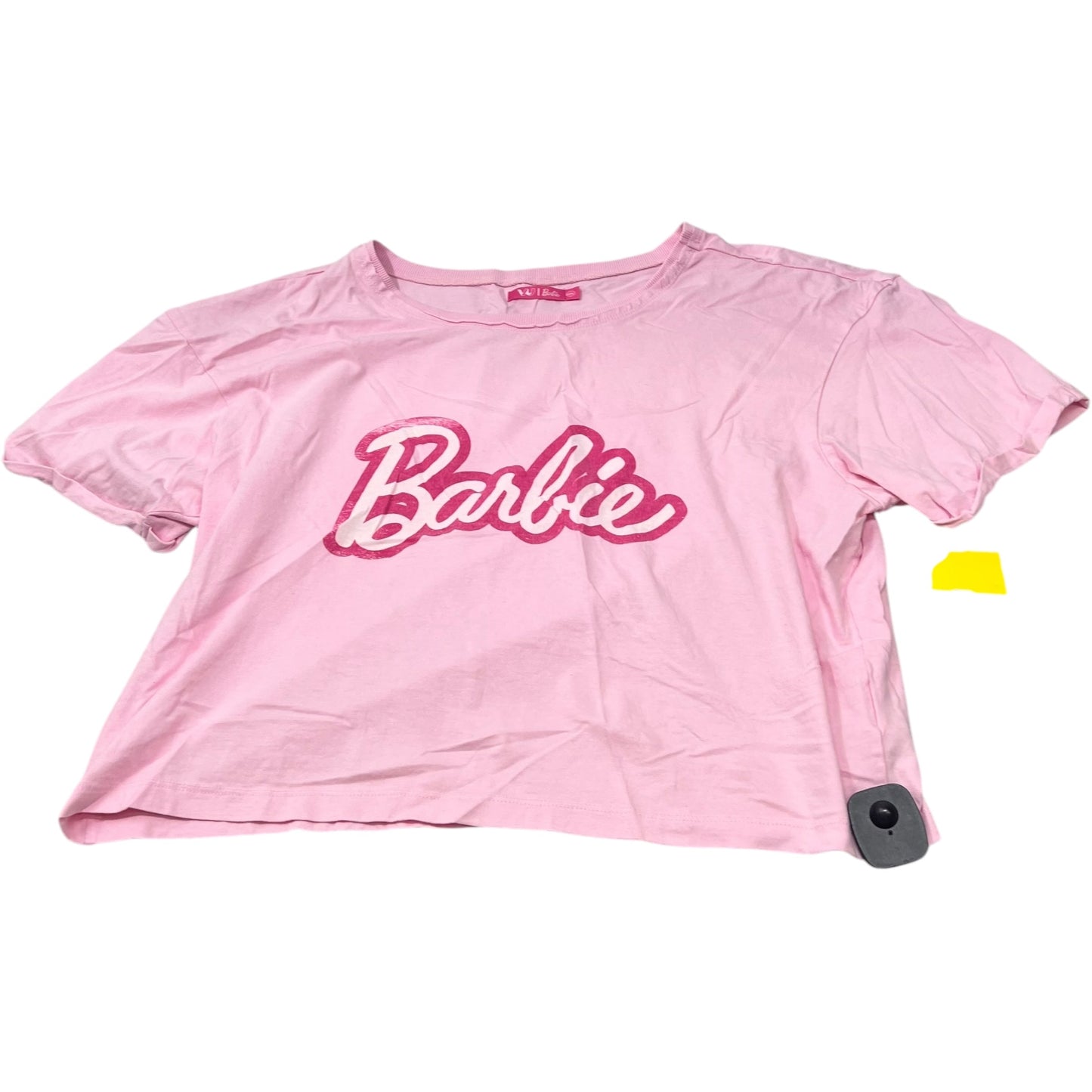 Top Short Sleeve By VU + Barbie In Pink, Size: 2x