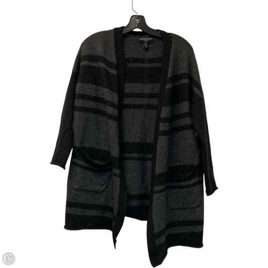 Cardigan By Cynthia Rowley In Black & Grey, Size: 1x