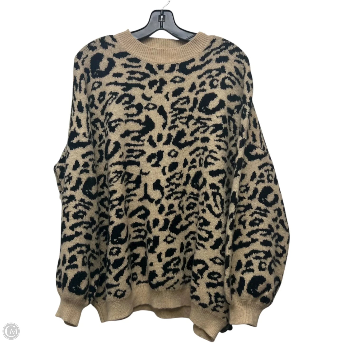 Sweater By Main Strip In Animal Print, Size: L