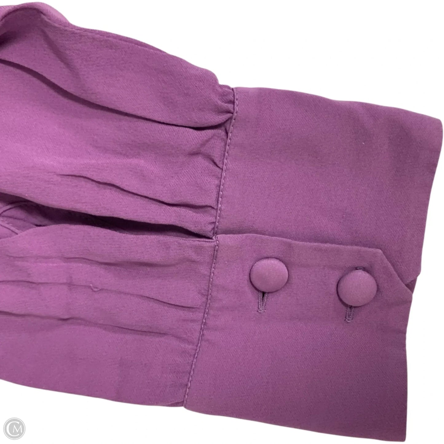 Blouse Luxury Designer By Gucci In Purple, Size: L