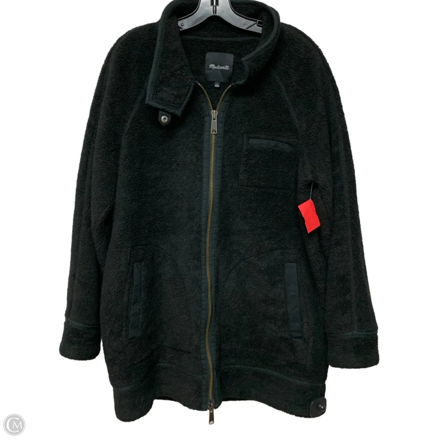 Jacket Fleece By Madewell In Black, Size: L