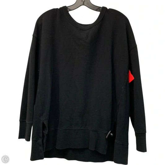 Sweatshirt Crewneck By Gap In Black, Size: M