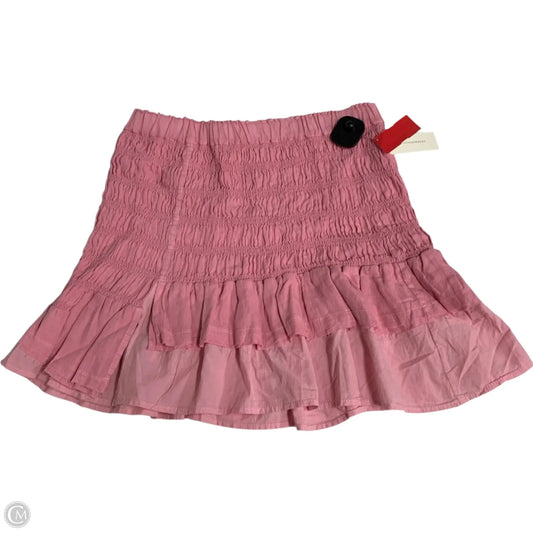 Skirt Mini & Short By Anthropologie In Pink, Size: M