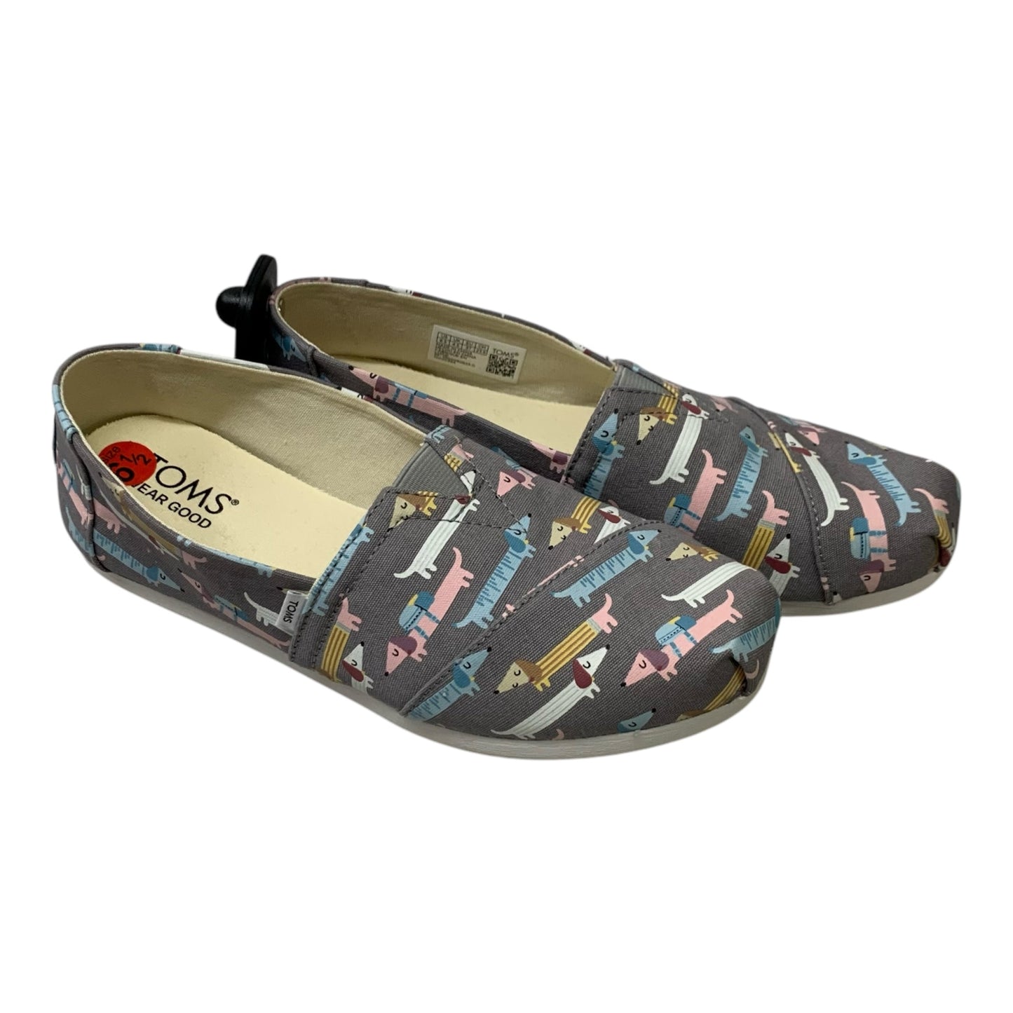 Shoes Flats By Toms In Grey, Size: 6.5