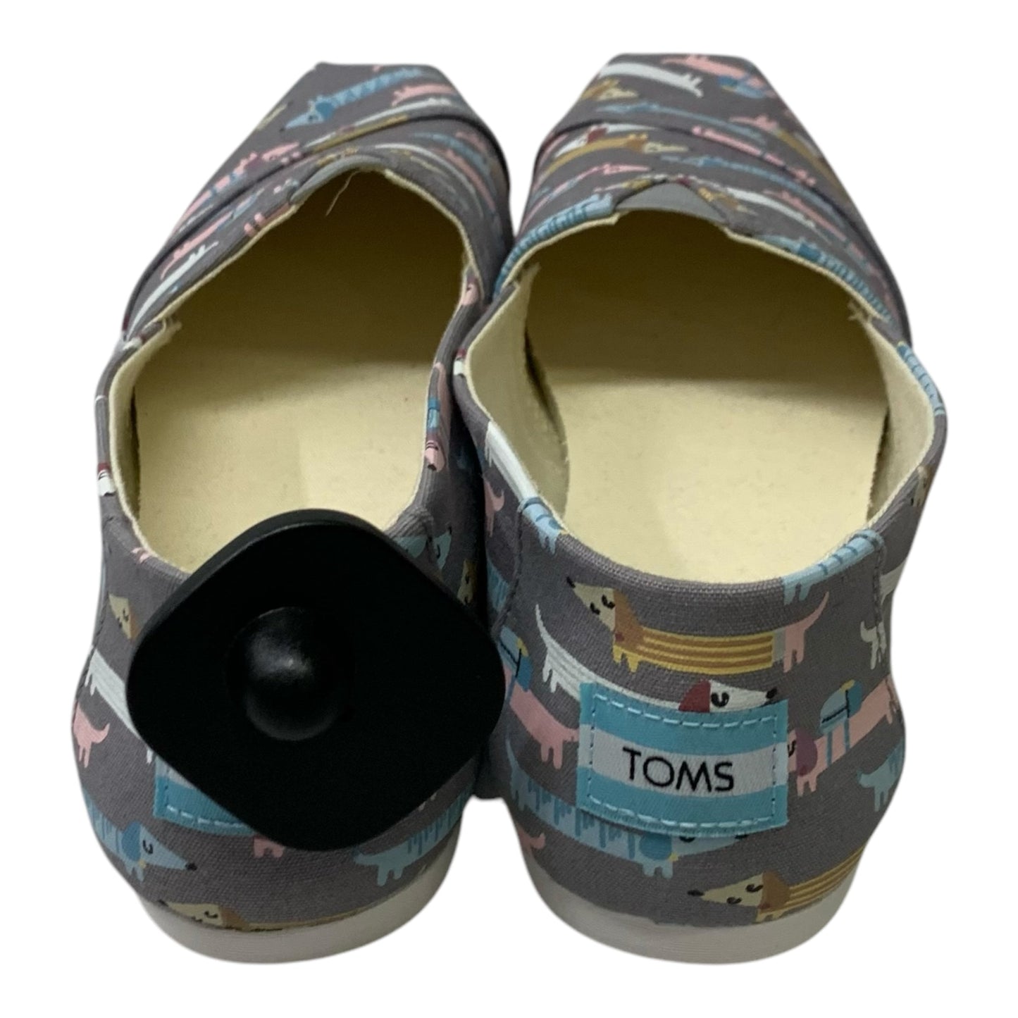 Shoes Flats By Toms In Grey, Size: 6.5