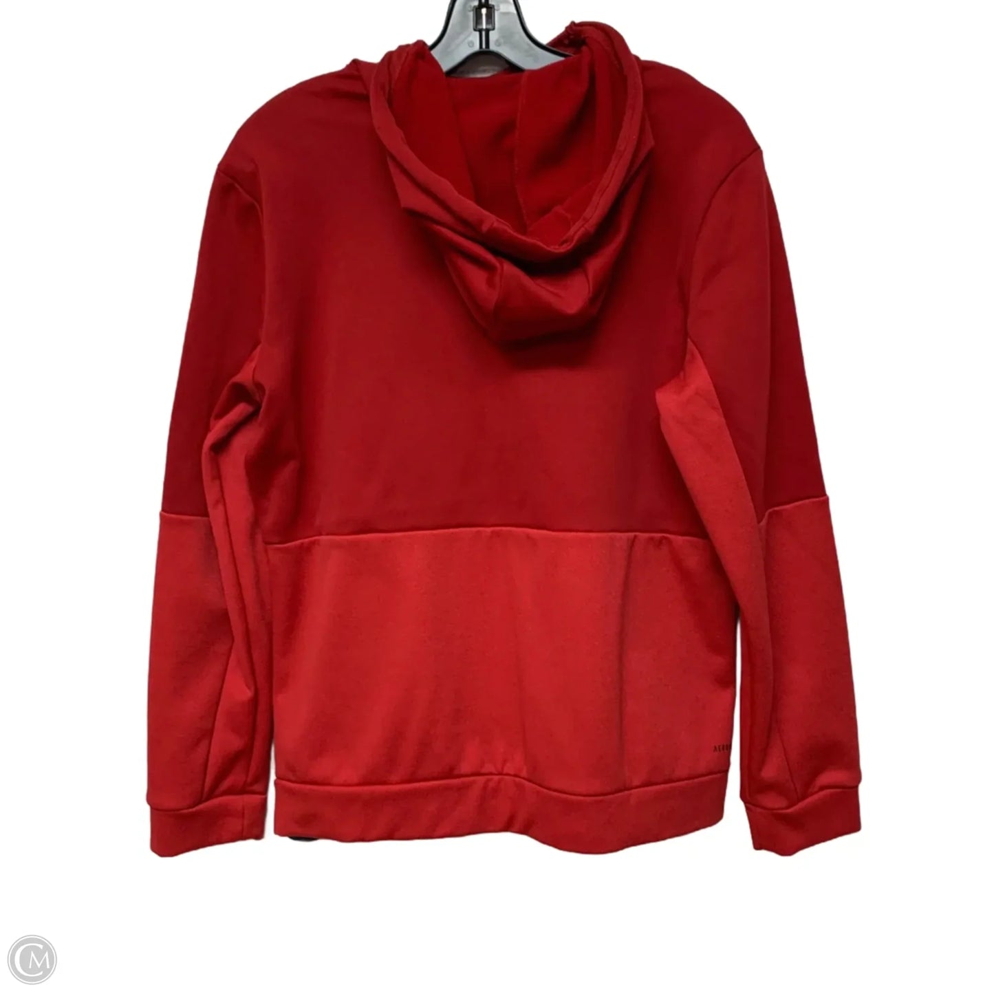 Sweatshirt Hoodie By Adidas In Red, Size: L