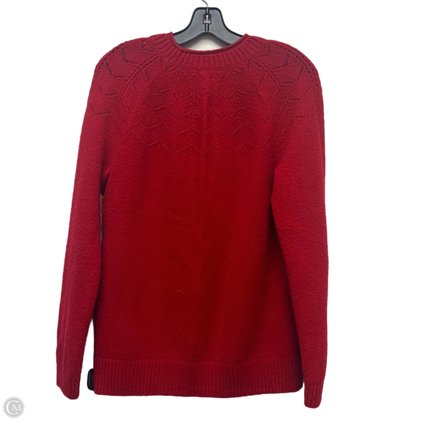 Sweater By Talbots In Red, Size: L