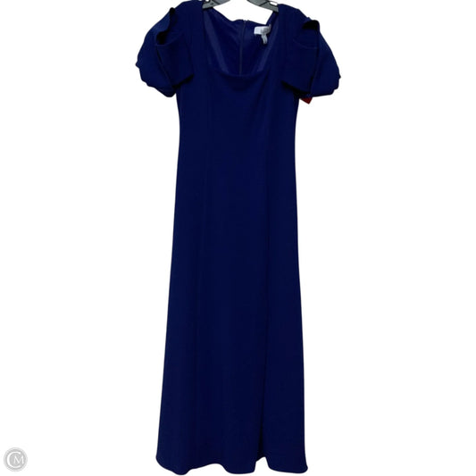 Dress Party Long By Badgley Mischka In Blue, Size: S