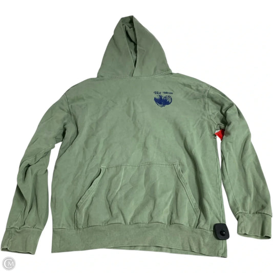 Sweatshirt Hoodie By hot mess In Green, Size: L