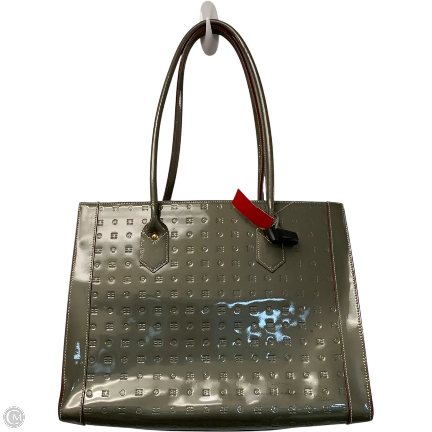 Handbag Leather By Arcadia, Size: Large