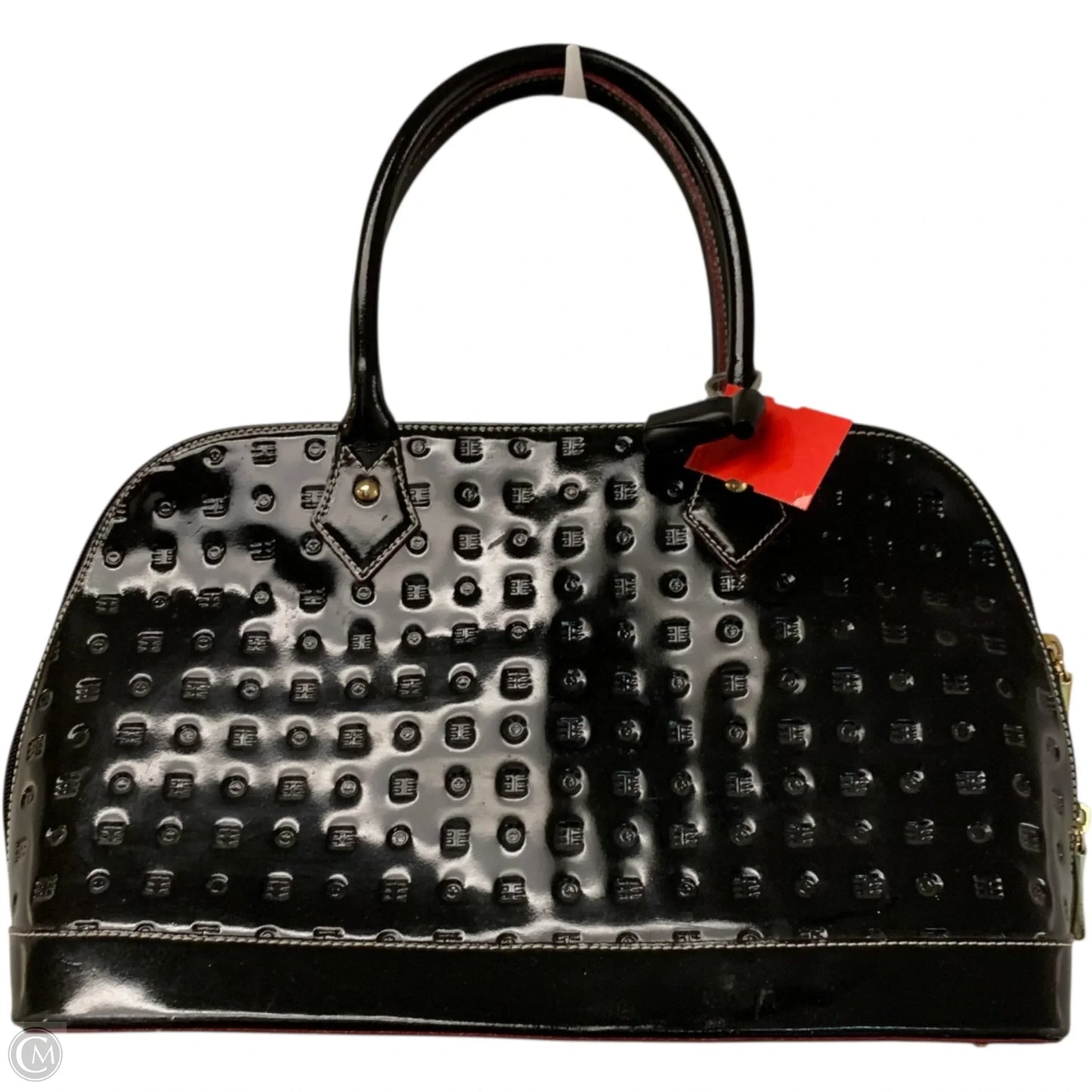 Handbag Leather By arcadia, Size: Medium