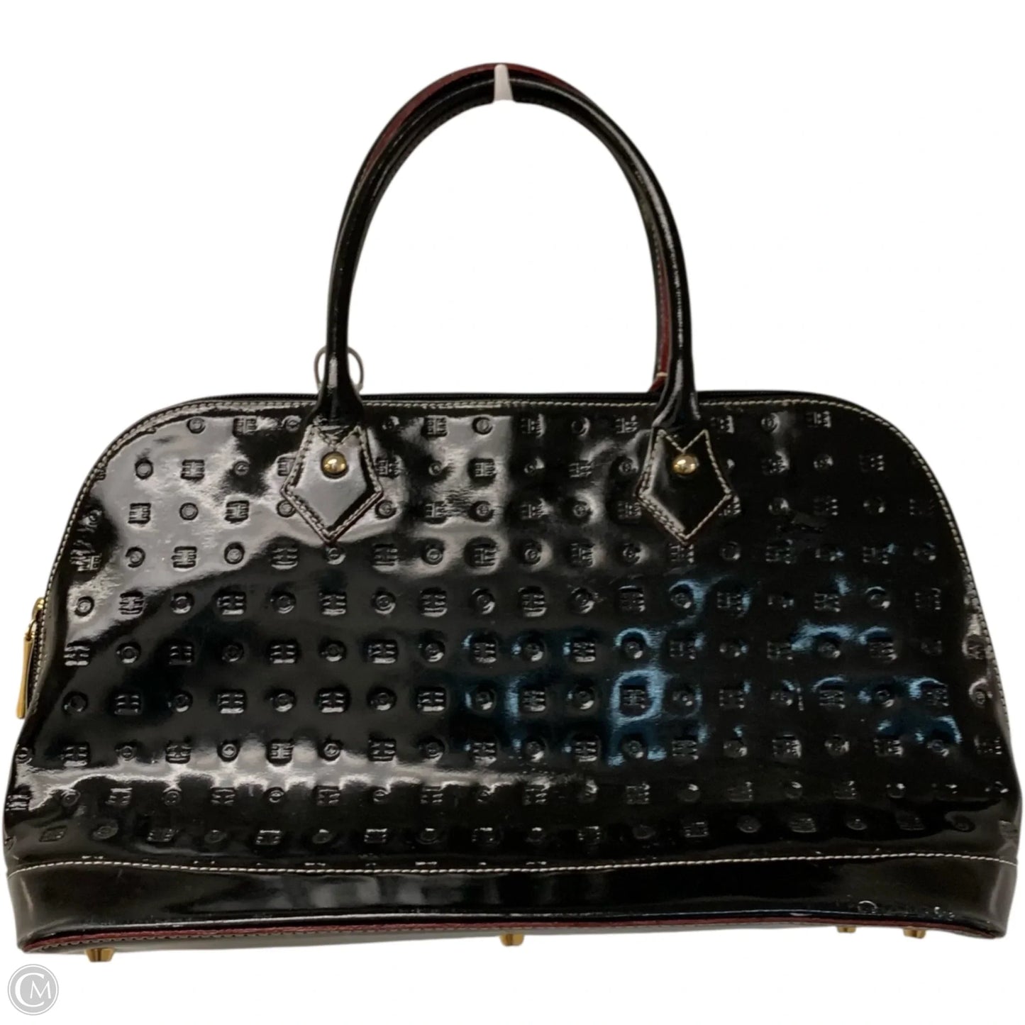 Handbag Leather By arcadia, Size: Medium