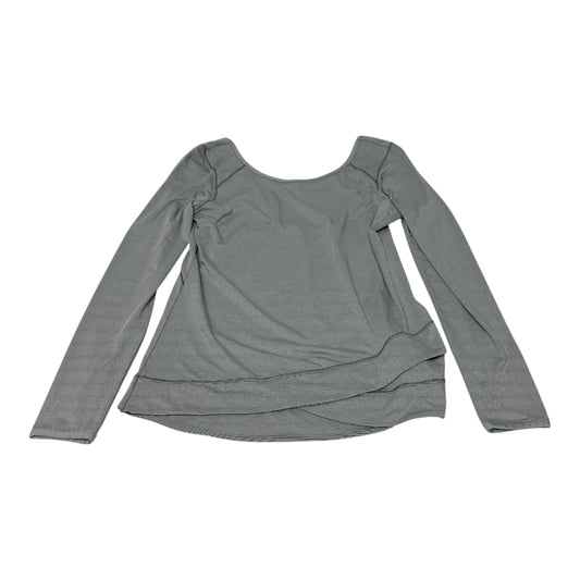 Athletic Top Long Sleeve Crewneck By Apana In Grey, Size: S