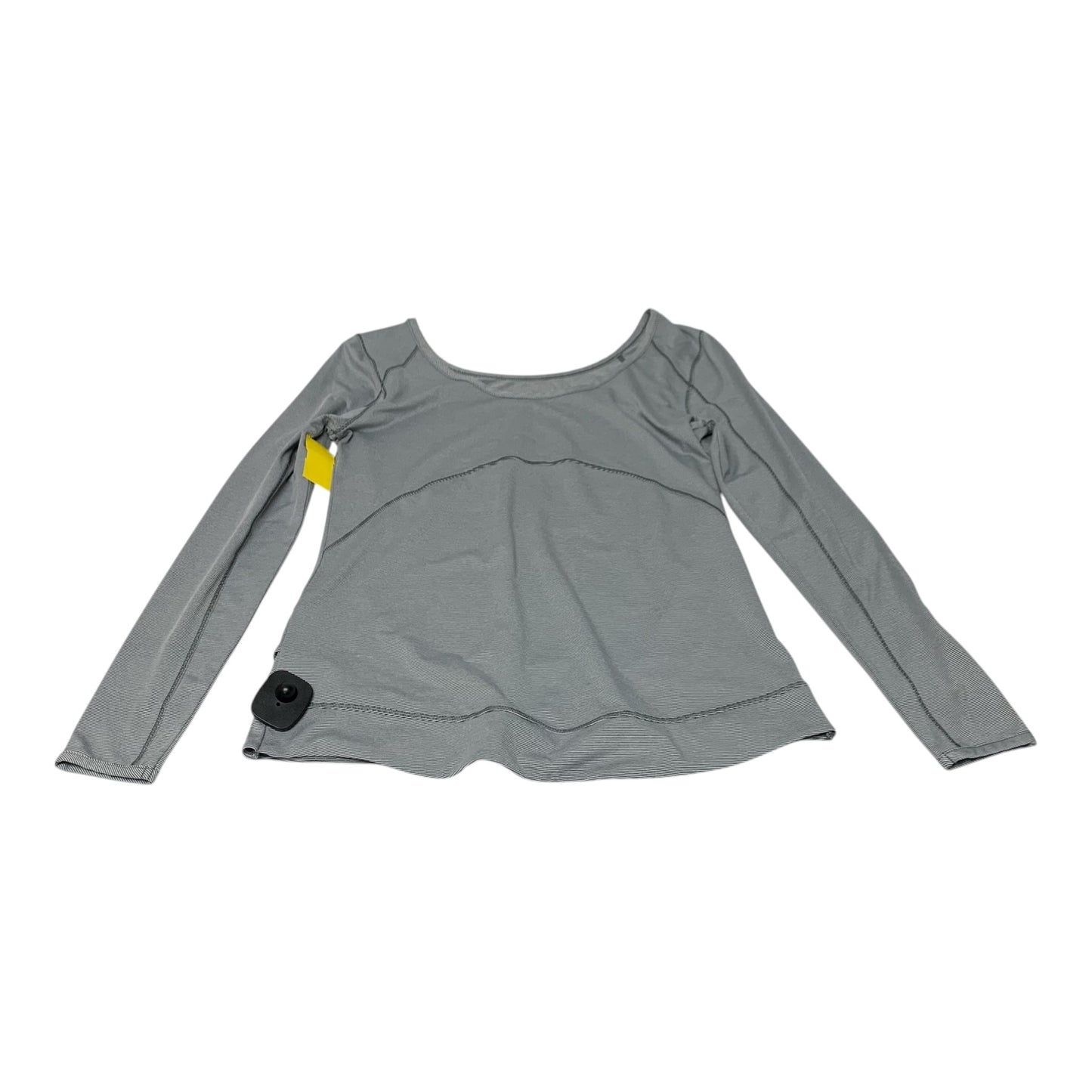 Athletic Top Long Sleeve Crewneck By Apana In Grey, Size: S