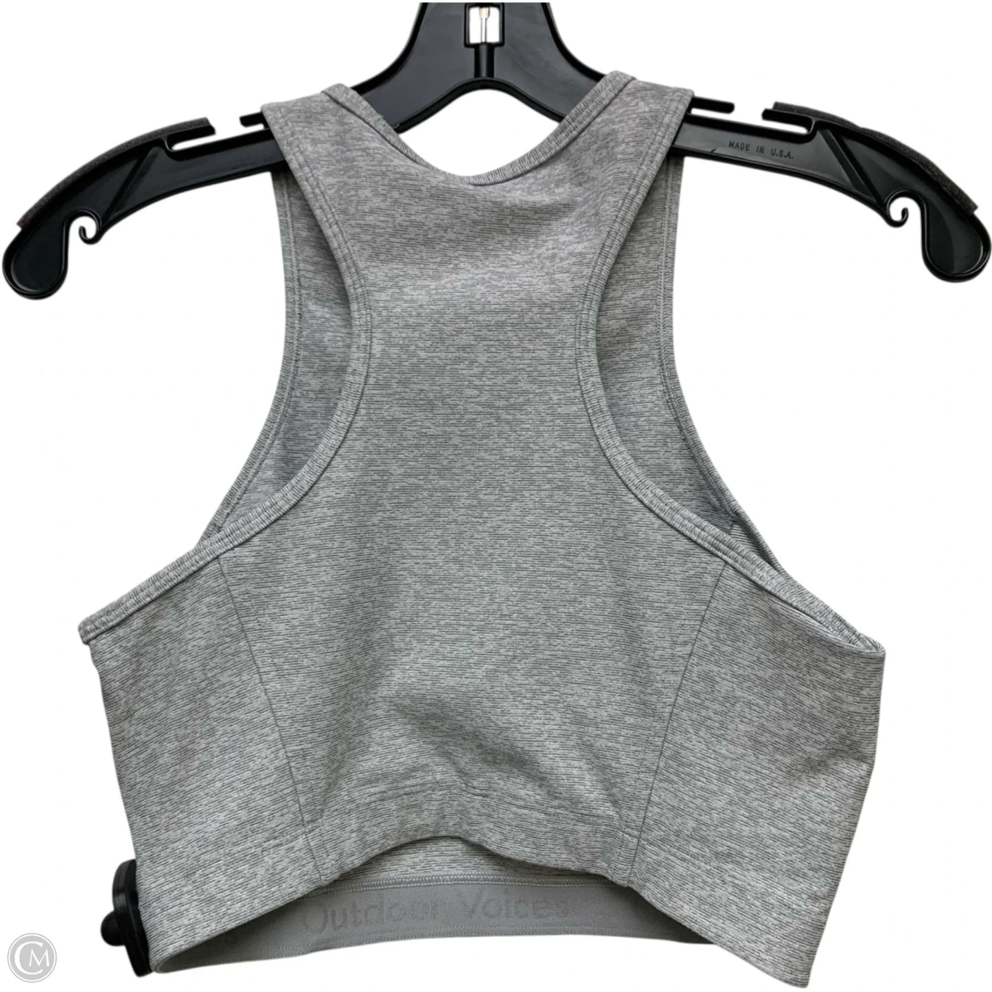 Athletic Bra By Outdoor Voices In Grey, Size: S