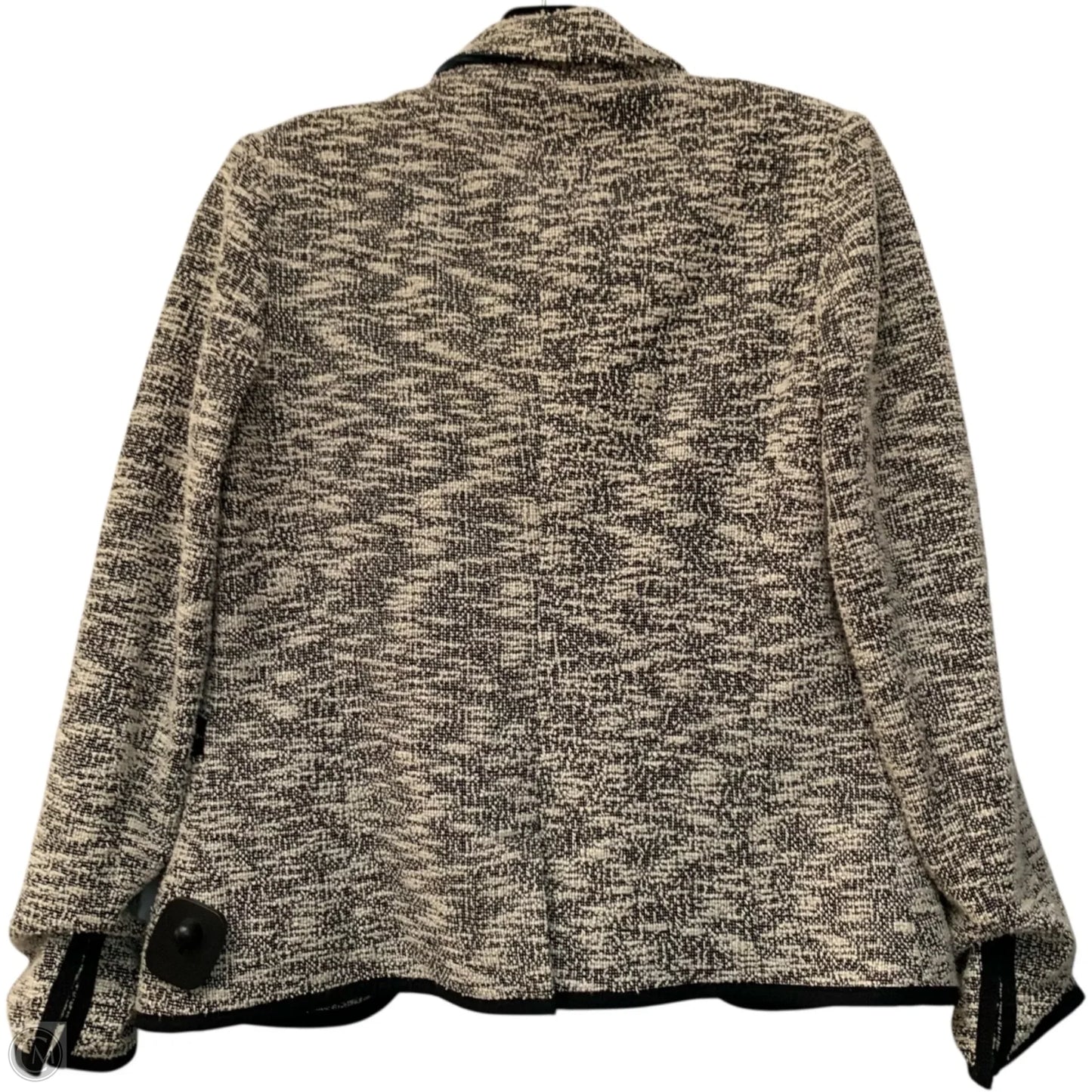 Blazer By Anthropologie In Black & Cream, Size: S