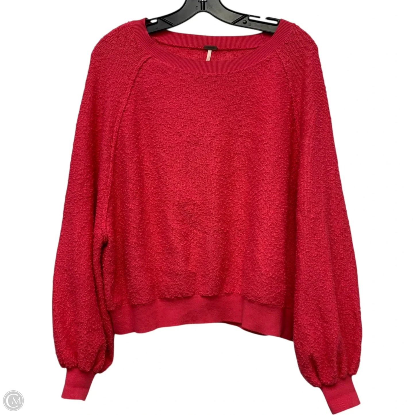 Sweatshirt Crewneck By Free People In Pink, Size: S